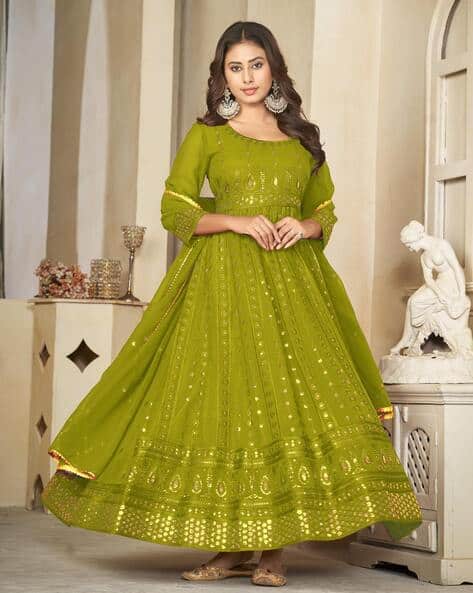 Buy Green Dresses \u0026 Gowns for Women by WARTHY ENT Online | Ajio.com
