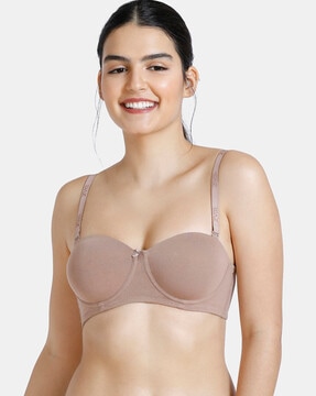 Buy online Purple Cotton Tshirt Bra from lingerie for Women by Zivame for  ₹460 at 60% off