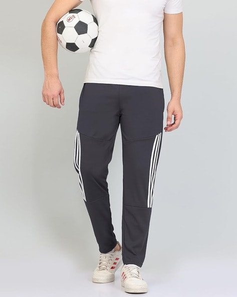 Straight Track Pants with Contrast Taping