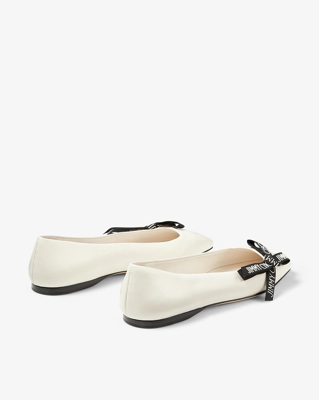 Buy Jimmy Choo Veda Ballerina with JC Bow | Latte white
