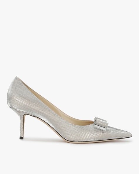 Love Bow 65 Metallic Pumps