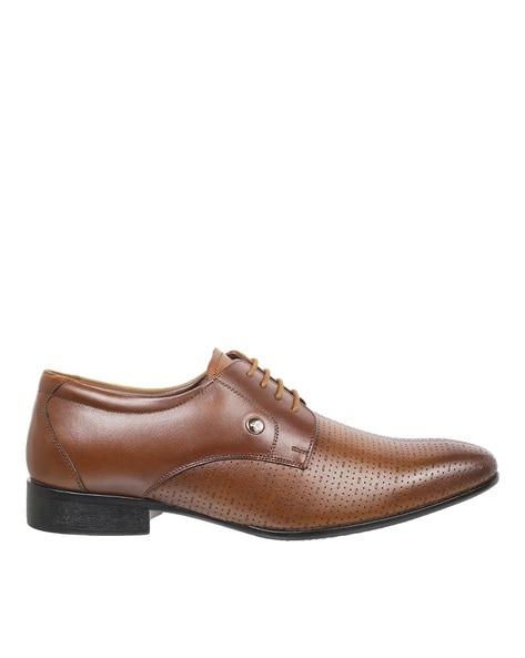 Mochi tan formal lace up shoes online