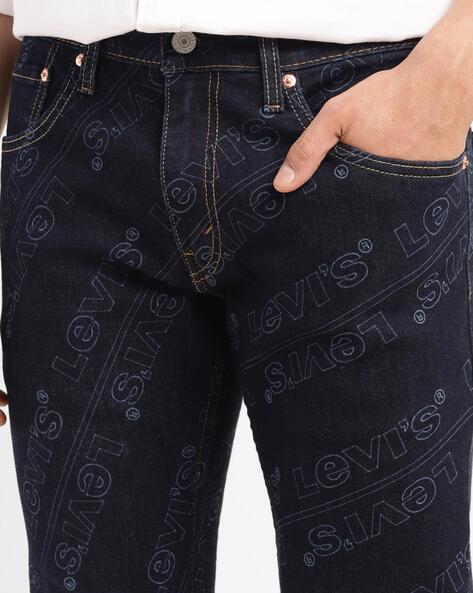 Men Brand Print 550'92 Relaxed Fit Jeans