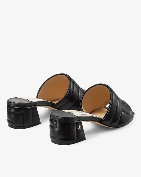 パンプス JIMMY CHOO THEMIS45 QUILTED NAPPA LEATHER MULE ELLISONMULE45NAP_020005_SIDE_v