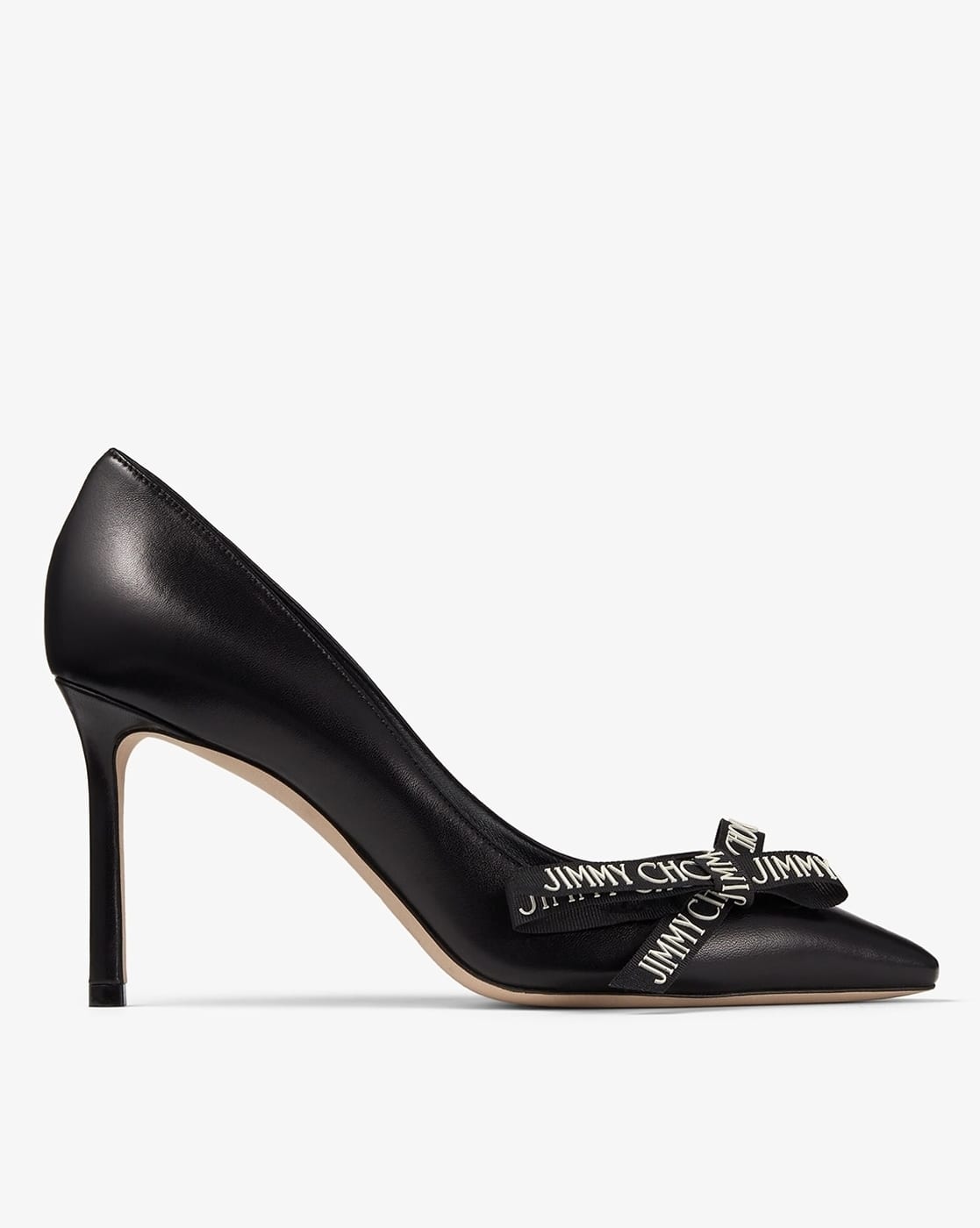 Buy Jimmy Choo Romy 85 Nappa Leather Pumps | Black Color