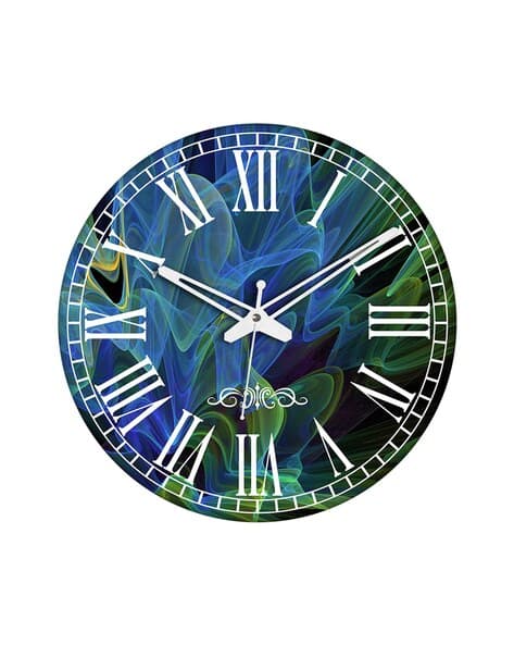 Olive Tree Printed Silent Movement Wall Clock
