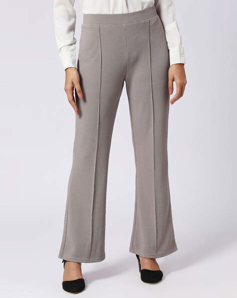 Tailored twill trousers - Dark grey - Ladies | H&M IN