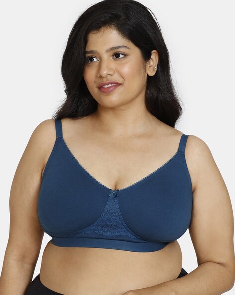 Buy Amante Double Layered Wired Full Coverage Super Support Bra - Black at  Rs.1295 online