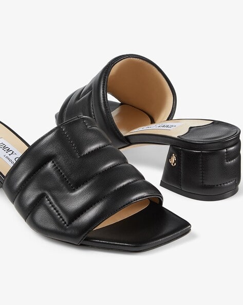 パンプス JIMMY CHOO THEMIS45 QUILTED NAPPA LEATHER MULE Buy Jimmy Choo Themis 45 Quilted Sandals | Black Color Women