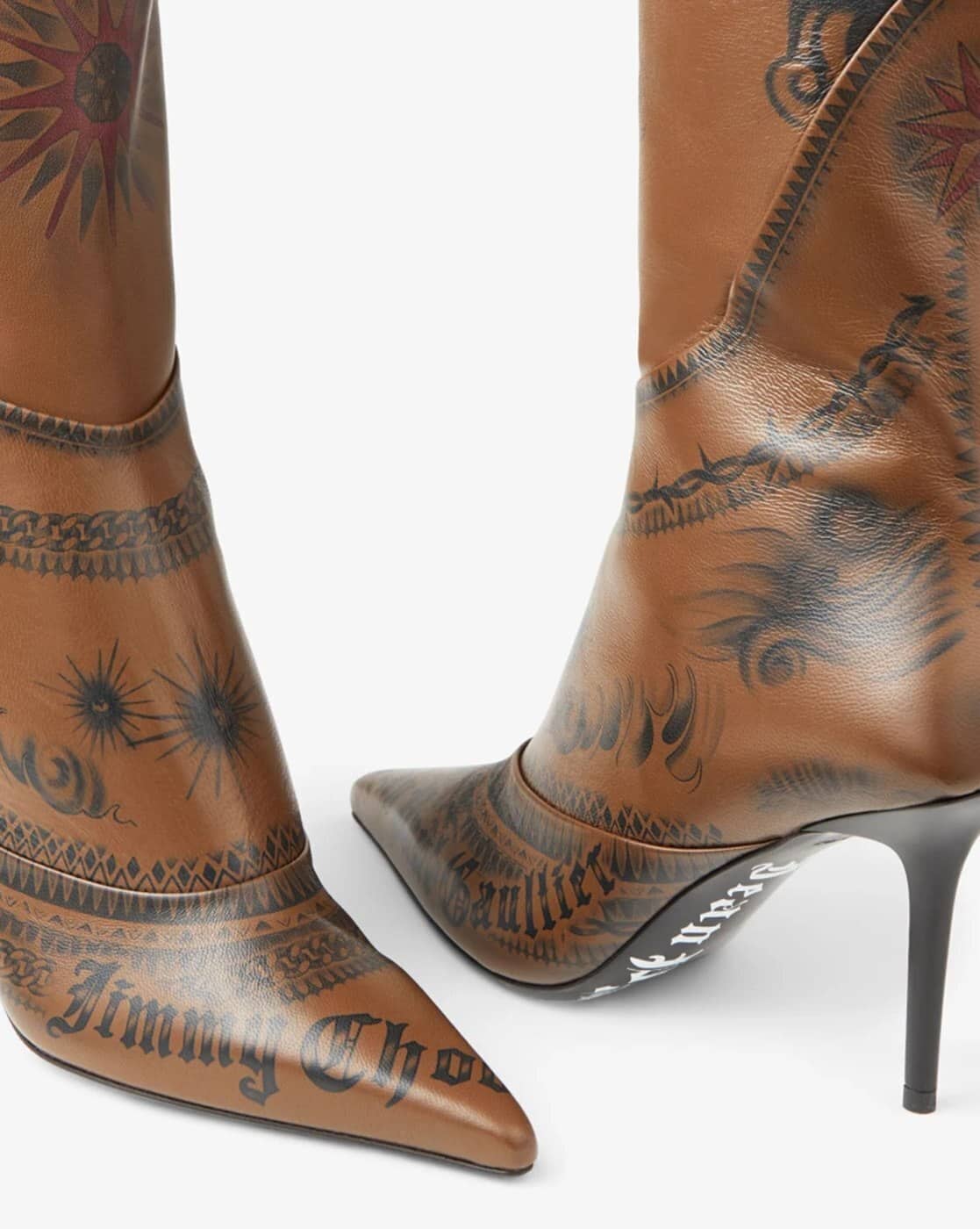 Buy Jimmy Choo JC x Jean Paul Gaultier Tattoo Printed