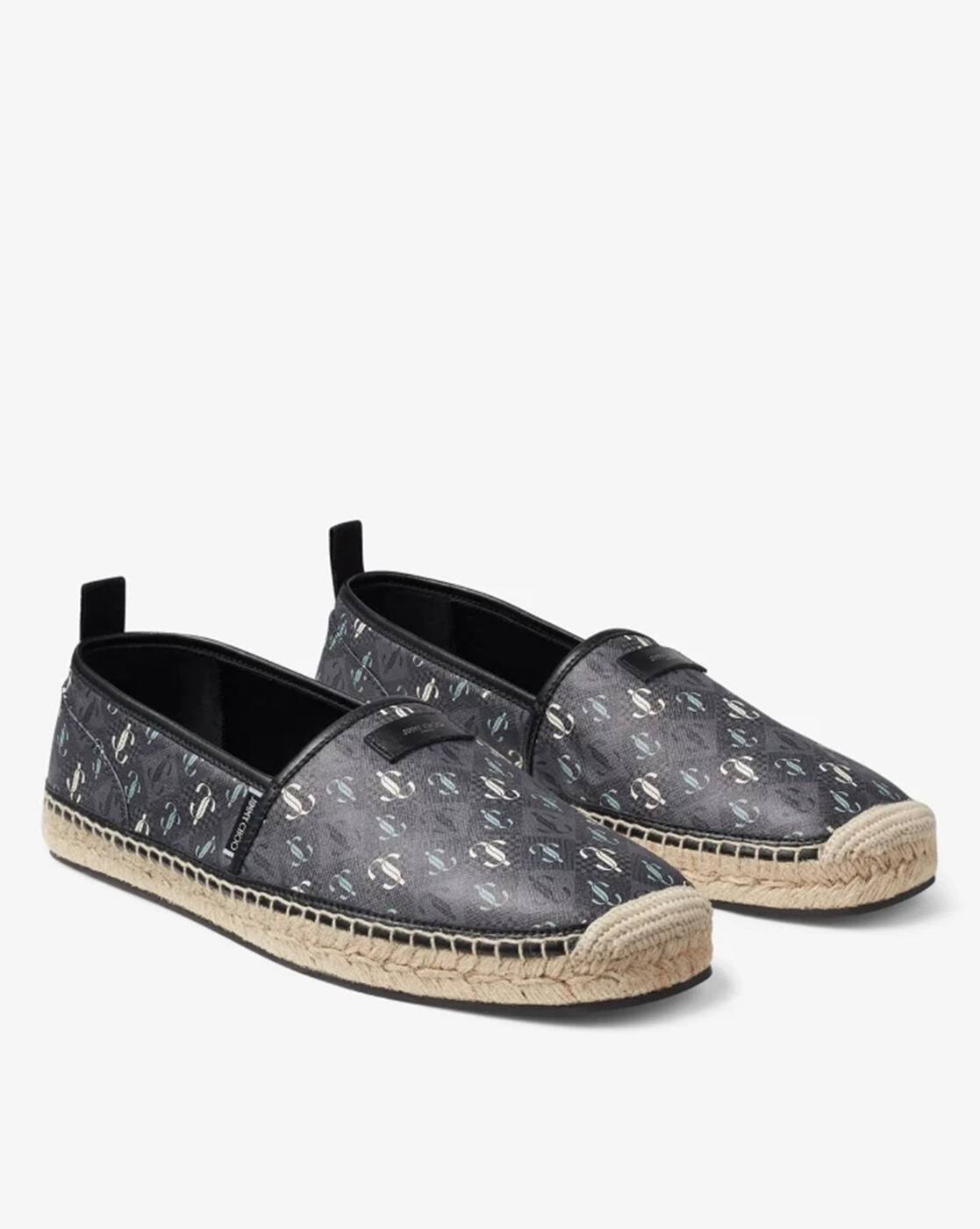 Wedge Espadrilles Blue Couleur Espadrille Monogram Leather Espadrilles