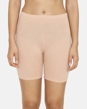 Short Leggings with Elasticated Waistband-image-31