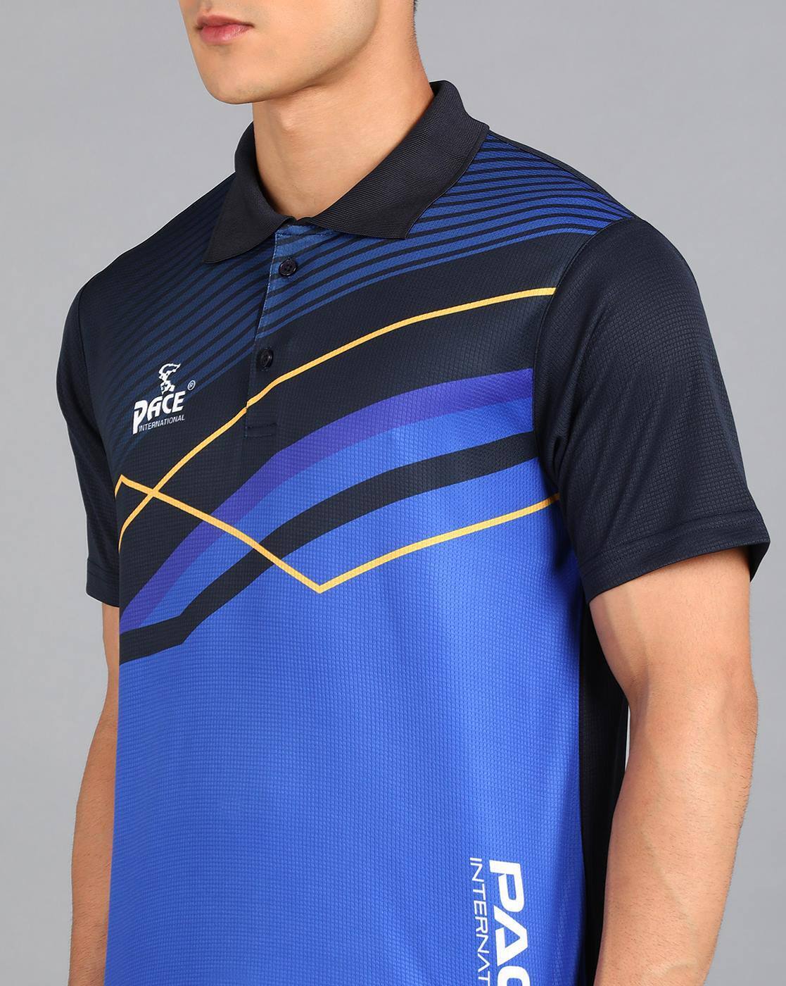 Buy Navy Blue Tshirts for Men by Pace International Online