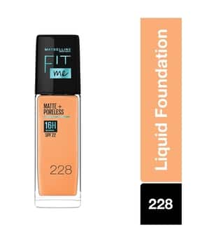 maybelline new york Women Fit Me Matte+Poreless Liquid Foundation-228 Soft Tan-picture-35