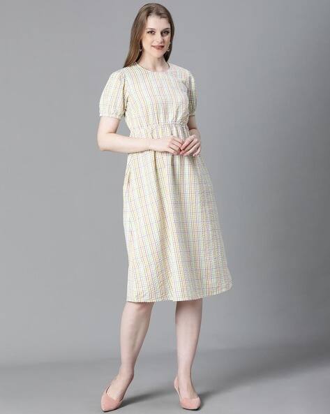 sachin and babi light blue dress Buy KURTARI Women Rayon Fit and Flare Below The Knee Mandarin Collar One  Piece Dresses for Women (Multicolor) (in, Alpha, M, Regular, Multicolor) at  Amazon.in