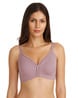 Buy Zivame Abstract Colorplay Single Layered Non Wired Full Coverage  Minimiser Bra - Blue at Rs.450 online