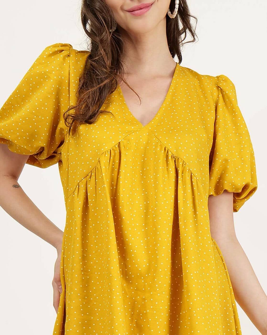 Women Speckle Print Sheath Dress