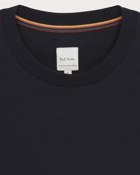 Buy PAUL SMITH Shadow Logo Print Cotton Regular Fit T-Shirt