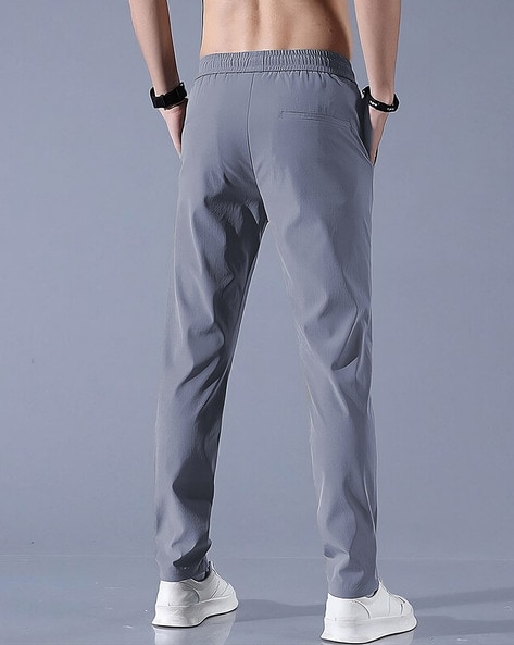 Buy Grey melange Track Pants for Men by VISIT WEAR Online Ajio