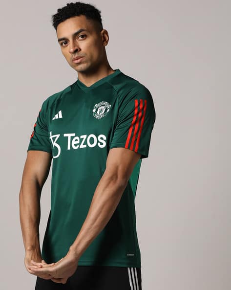 Men Manchester United FC Slim Fit V-Neck Training Jersey