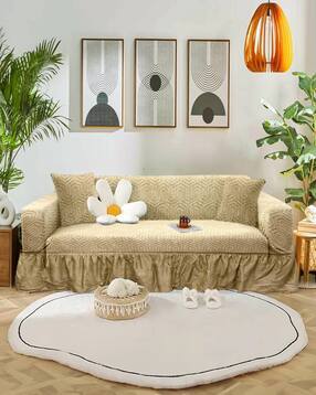 Patterned 2-Seater Sofa Cover-image-32