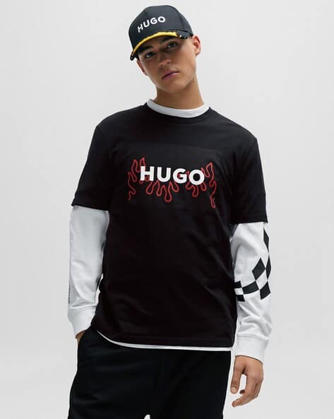 Buy Black Tshirts for Men by HUGO Online
