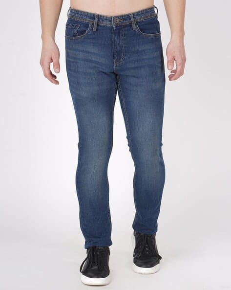 COSMIC Men Skinny Jeans with 5-Pocket Styling