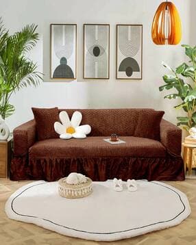 cortina eyelet curtain Patterned 2-Seater Sofa Cover-picture-44
