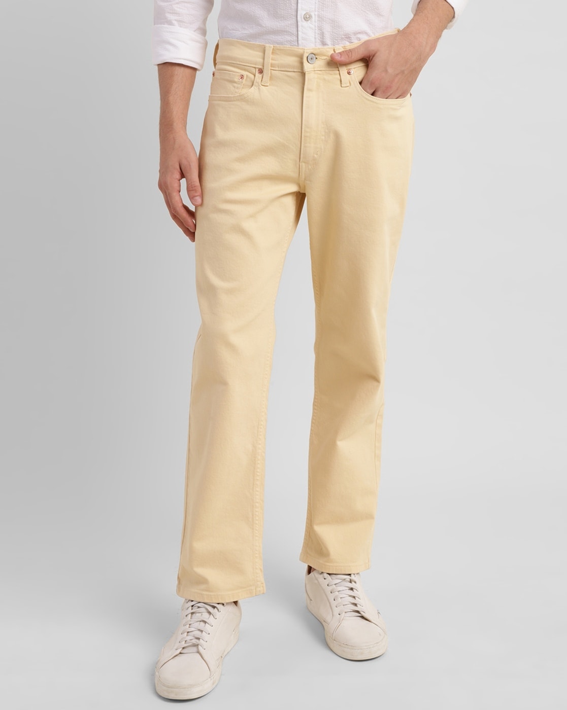 Buy Cream Jeans for Men by LEVIS Online Ajio