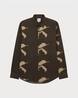 STUDIO SCHMITD- NARCISSUS SHIRT - brown velvet