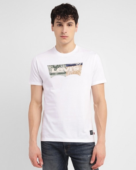 Levis white t shirt men hotsell