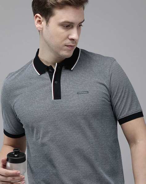 Men Regular Fit Polo T-Shirt