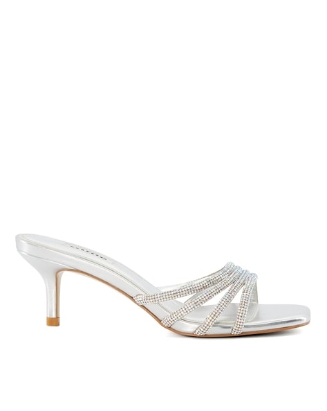 Dune London Marlowe Embellished Slide Sandals