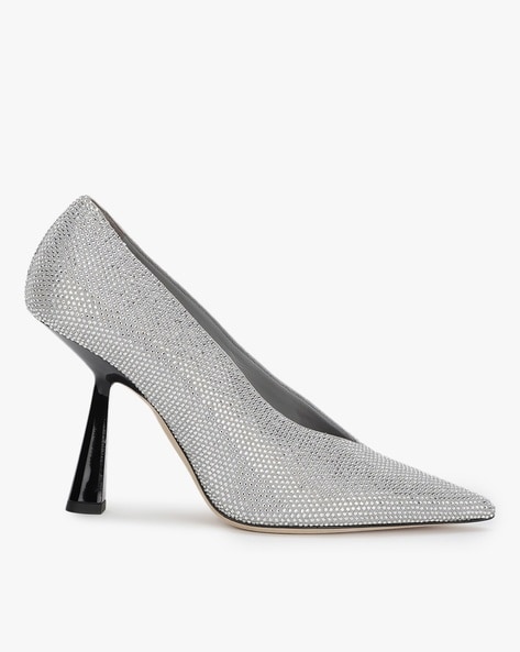 Jimmy Choo Bing Crystal Glitter Mule Pumps | Neiman Marcus