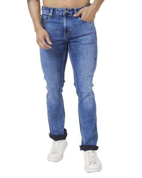SPYKAR Men Mid-Wash Bootcut Jeans