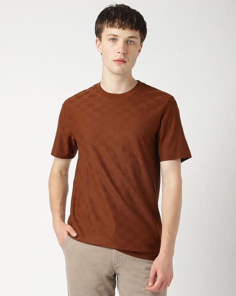 Buy BOSS Porsche X Logo Check Jacquard Mercerized-Cotton Relaxed