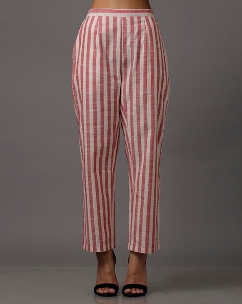 Free People La Paz Crop Pant Size 4 Women's Casual Striped Pants Wide Leg  NEW | eBay
