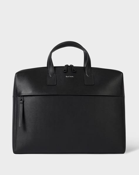 Buy PAUL SMITH Embossed Leather Slim Folio Black Color Men