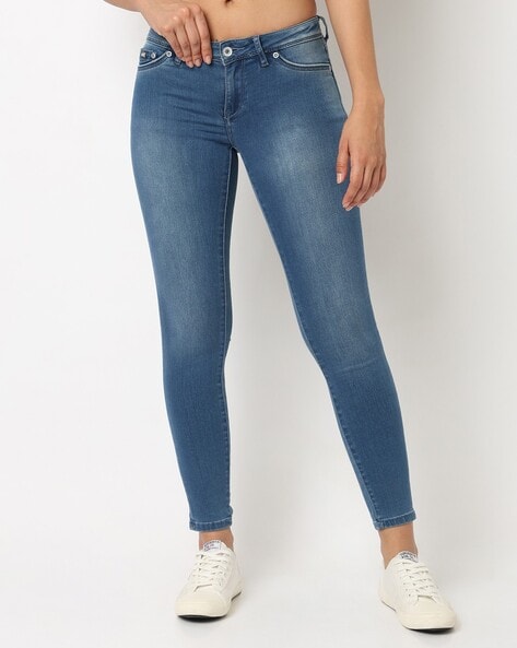 Buy Blue Jeans Pants for Women by SUPERDRY Online Ajio