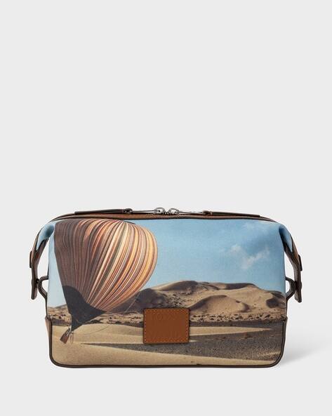 Signature Stripe Balloon Print Wash Bag
