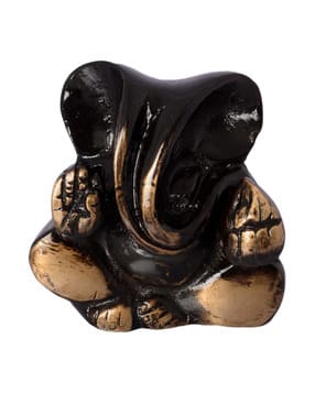 ecraftindia Brass Antique Finish Diving Appu Ganesha-picture-44