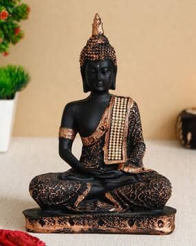 Meditating Lord Buddha Handcrafted Decorative Showpiece-image-24