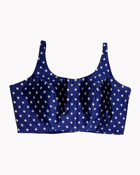 Buy Navy-Blue Blouses for Women by Vamas Online