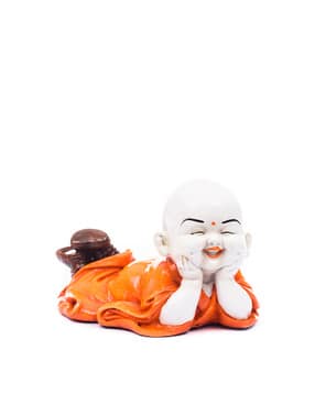 ecraftindia Polyresin Resting Buddha-picture-53