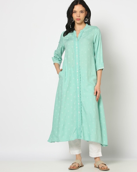 Women Floral Print A-Line Kurta