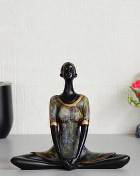 ecraftindia Lady Butterfly Yoga Pose Showpiece-picture-36