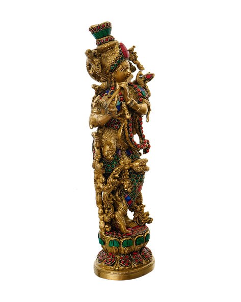 Buy Gold Showpieces & Figurines for Home & Kitchen by Ecraftindia Online