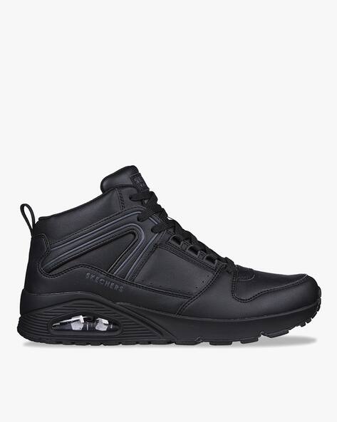 SKECHERS Men UNO Keep Close Mid-Top Lace-Up Shoes