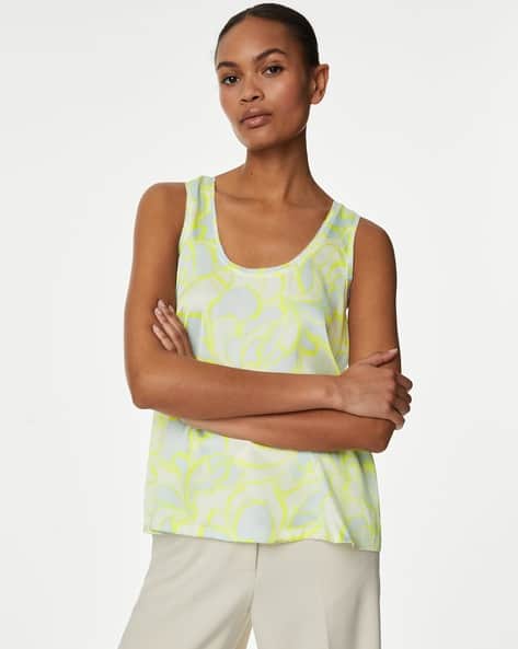 Marks & Spencer Women Printed Regular Fit Tank Top