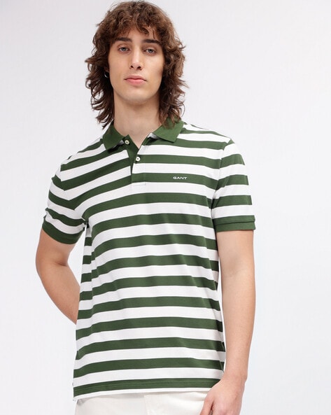 Gant Striped Regular Fit Polo T-Shirt